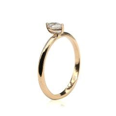 0,27 Karat Markiz Kesim Pırlanta  Yüzük