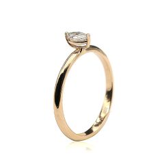 0,27 Markiz kesim Pırlanta Yüzük