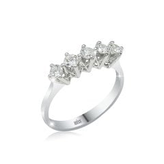 Beştaş Pırlanta Yüzük - 0.50 Karat 14 Ayar