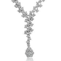 Pırlanta Fantezi Kolye - 1,65 Karat 14 Ayar