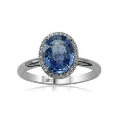 Mozambik Safirli Pırlanta Yüzük - Özel Mystery Koleksiyonu