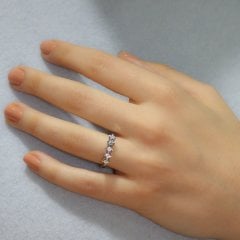 Beştaş Pırlanta Yüzük - G Renk 0,46 Karat 14 Ayar