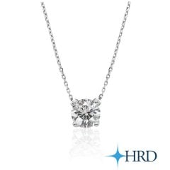 HRD Sertifikalı Pırlanta Tektaş - F Renk 0,34 Karat 14 Ayar