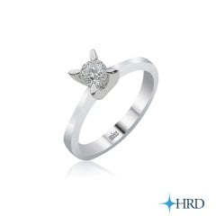 HRD Sertifikalı Pırlanta Badem Tektaş - F Renk 0,28 Karat 14 Ayar