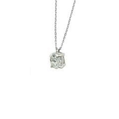 HRD Sertifikalı Oval Pırlanta Tektaş Kolye - 0,38 Karat