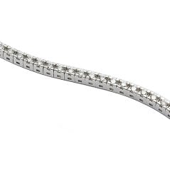 Pırlanta Suyolu Bileklik - 1.30 Karat G Renk 14 Ayar