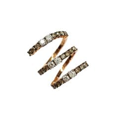 Üç Sıra Yaylı Pırlanta Yüzük