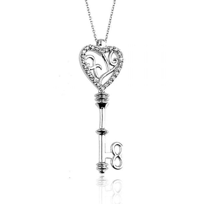 Kalbin Anahtarı - Pırlanta Kolye