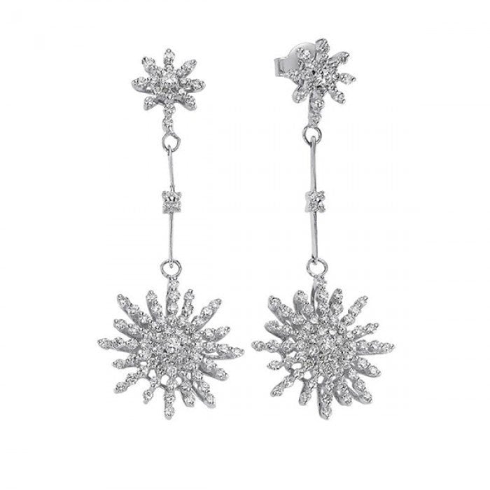 Özel Pırlanta Kartanesi Fantezi Küpe