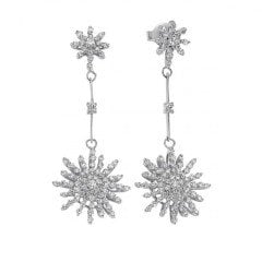 Özel Pırlanta Kartanesi Fantezi Küpe