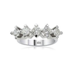 Beştaş Pırlanta Yüzük - 1,20 Karat G Renk 14 Ayar