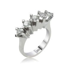 Beştaş Pırlanta Yüzük - 1,20 Karat G Renk 14 Ayar